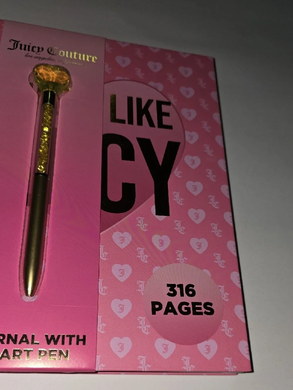 Juicy Couture Pink Journal with Pen